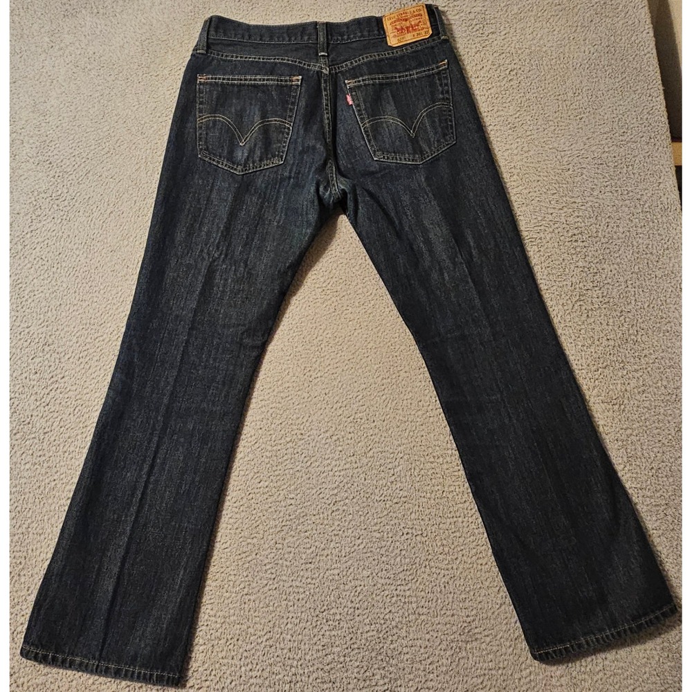 Levi's 527 Boot Cut Dark Wash Western Ranch Cowboy Jeans Mens 36x32 - Picture 2 of 8